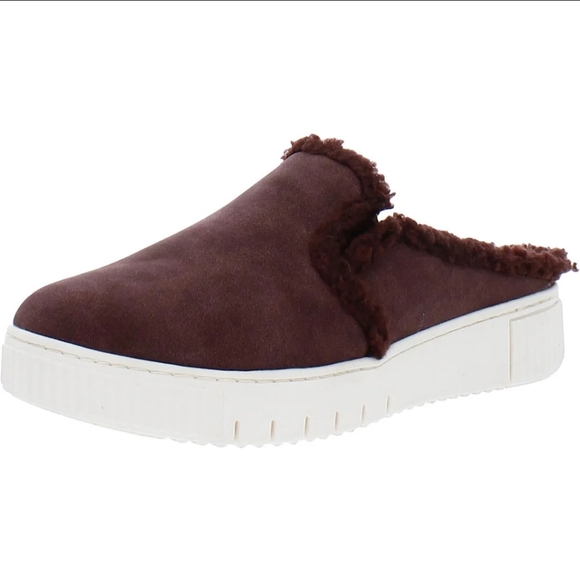 SOUL Naturalizer Shoes - NIB Soul Naturalizer Mules Sz 5.5 Wide Truly Cozy Wine Faux Fur